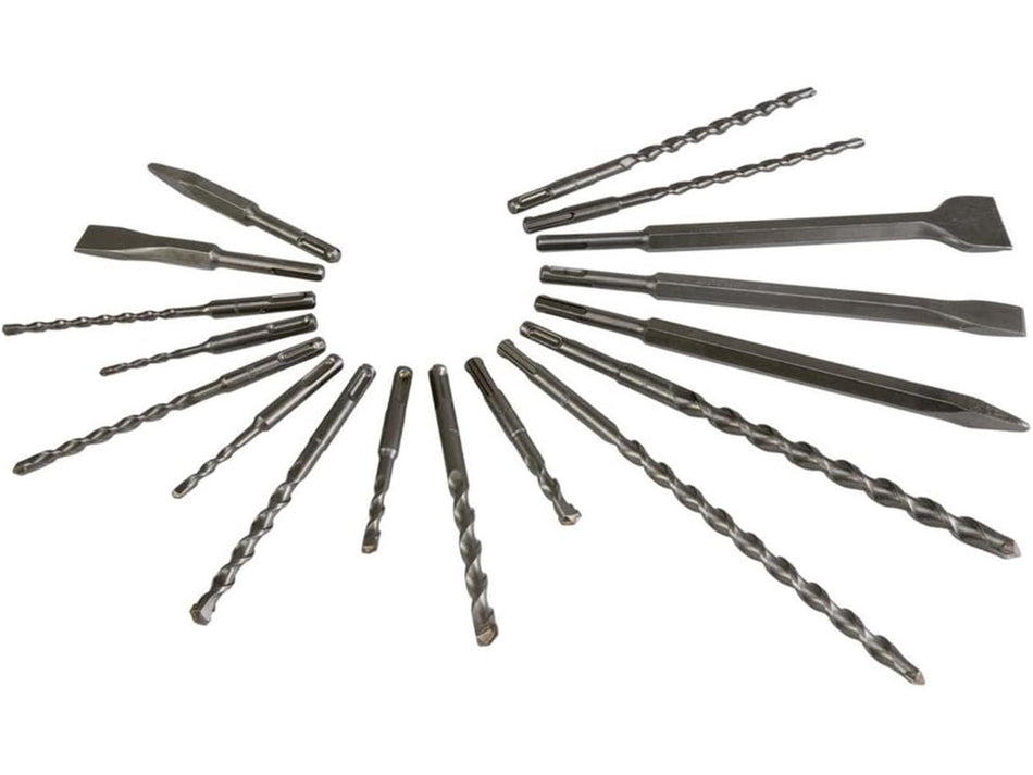 Makita D-21200 17tlg. SDS-Plus Bohrer und Meißel Set im Alukoffer