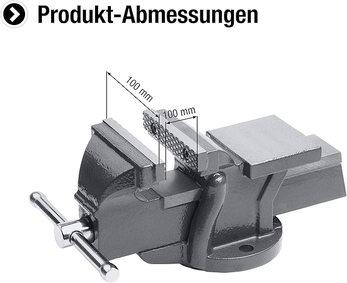 Meister Schraubstock  Feststehend  100 mm