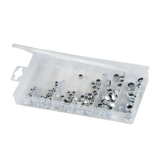 Selbstsichernde Muttern Mutter M3 - M10 Stopmuttern Metrisch Sechskant  150 St.