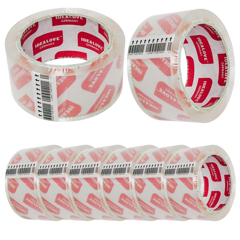 36x Klebeband Packband Paketband 66 m x 5 cm | Transparent