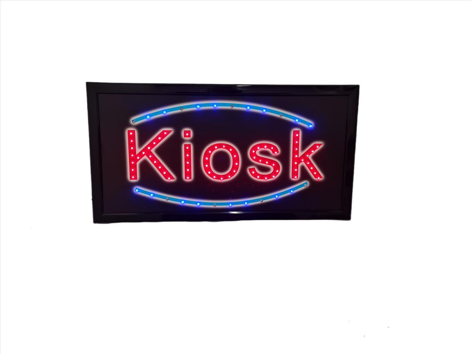 LED Leuchtschild  Leuchtstark "KIOSK" 48 x 25 cm