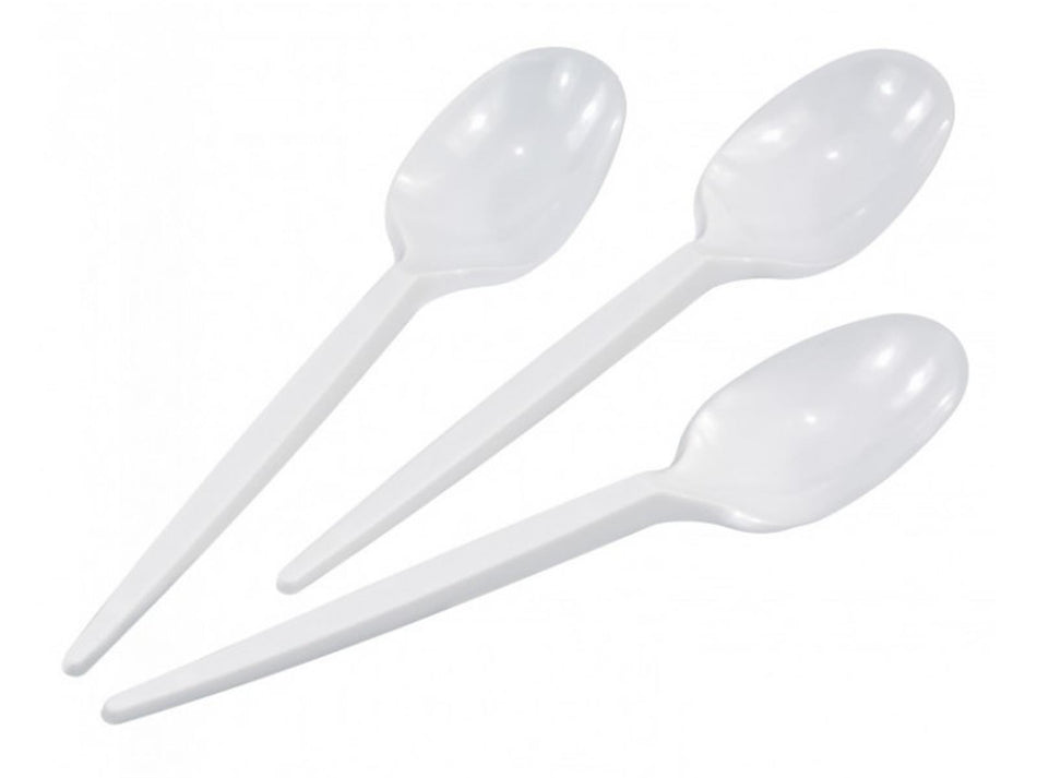 Plastik Löffel / 100 Stck