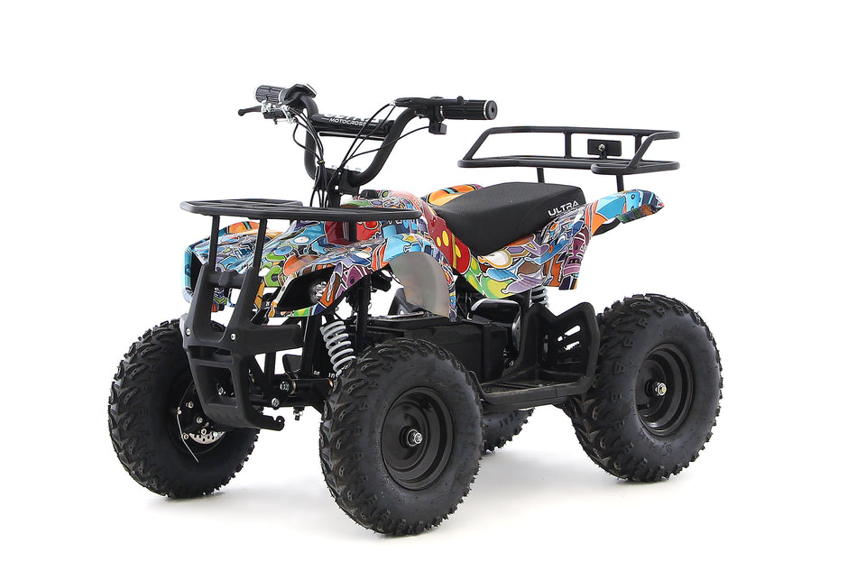 UltraMotors 1000W - 48V Kinder E-Quad 6-25 km/h Grafiti