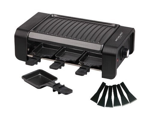 Raclette für 6 Personen mit Grillplatte