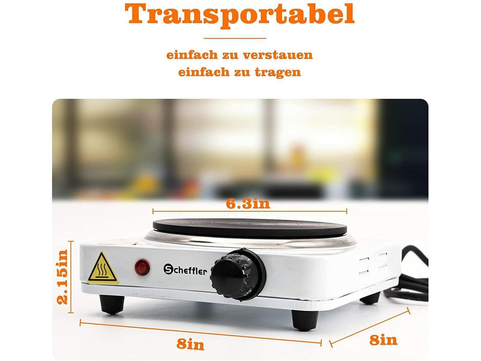 Kochplatte Einzelkochfeld  Herdplatte Camping 1500W