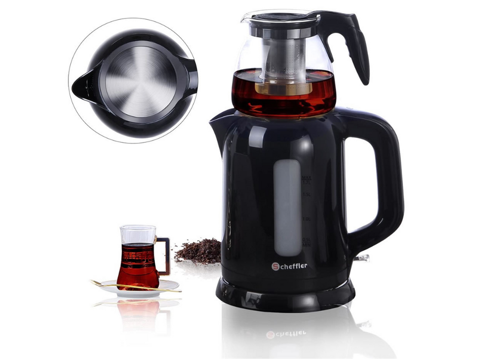 1800W Elektrische Teekocher Caymatik Samowar 2.6L Wasserkocher