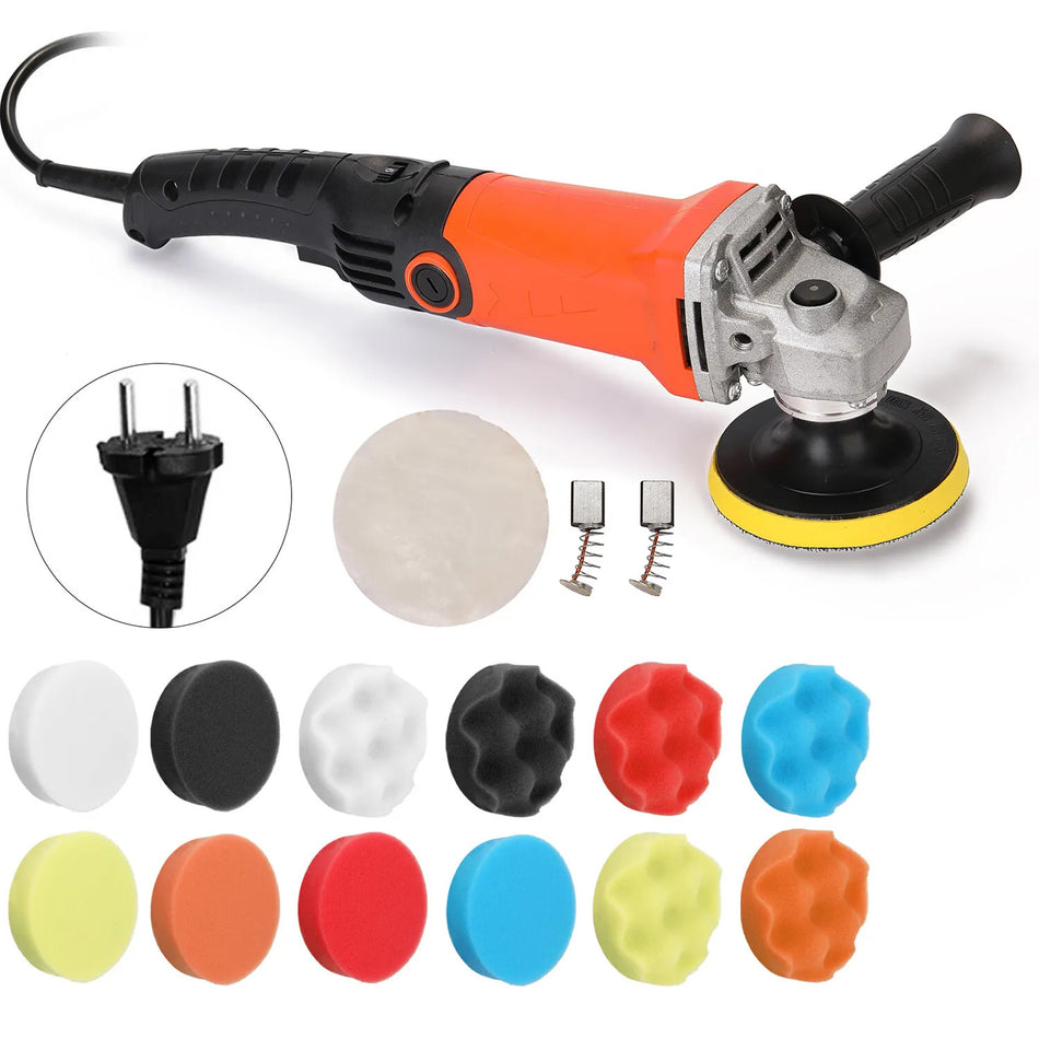 KFZ Elektrische Poliermaschine Set 1200W 6 Gänge einstellbar