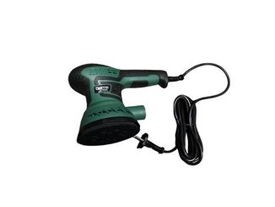 Dalmo Exzenterschleifer 300W - Ø125mm – mit Staub-Auffangbox & 12x Schleifpapier