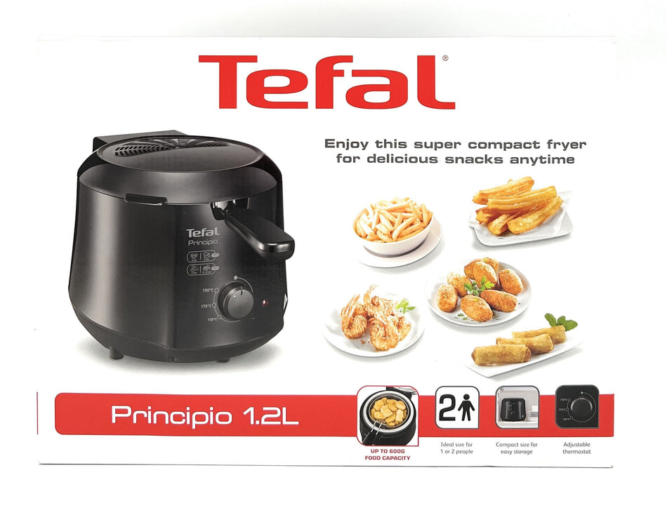 Tefal Kompakte Fritteuse Principio 1.2L Deep Fryer 1000W Cool-Touch
