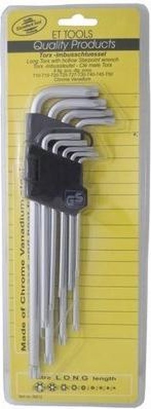 Torx Winkelschlüssel Torxschlüssel Lange Ausführung 9tlg.