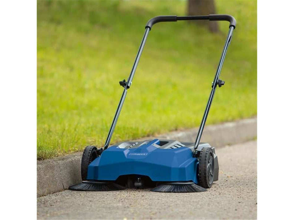Kehrmaschine Trike-S Scheppach - 650mm Kehrbreite | 22L