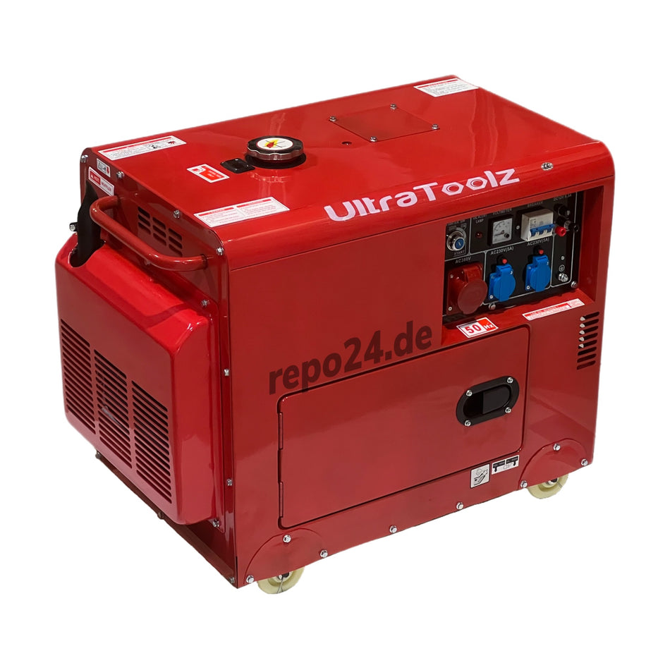 Diesel Stromerzeuger Generator Notstromaggregat 5.2kW mit E-Start