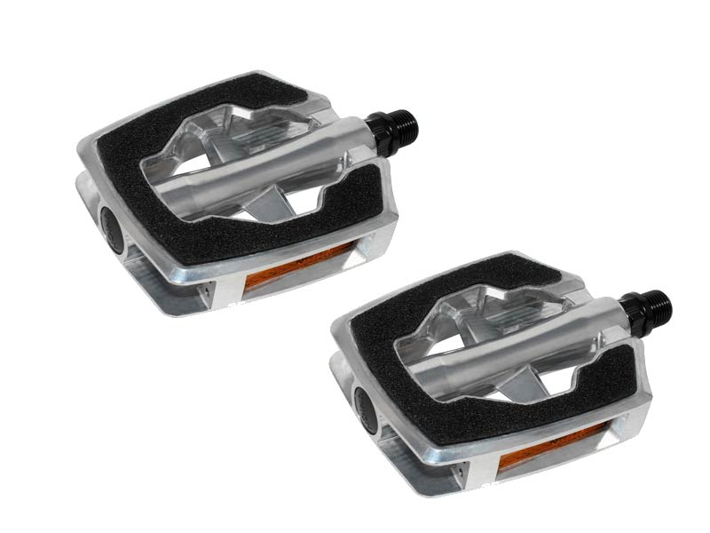 Union SP-890 SBL Pedalen Paar silber-schwarz