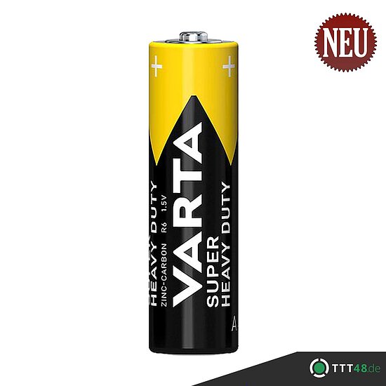 VARTA Mignon Zinc Carbon Batterien - AA