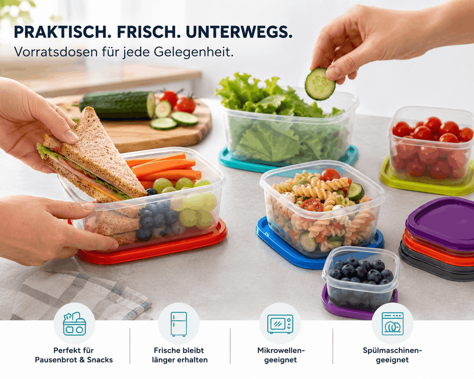 GOURMETMAXX 7 tlg Frischhaltedosen Set