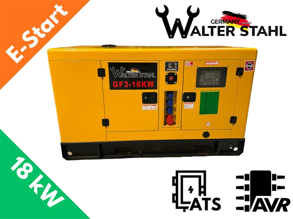 Diesel Stromerzeuger Generator Notstromaggregat 18 kW mit ATS