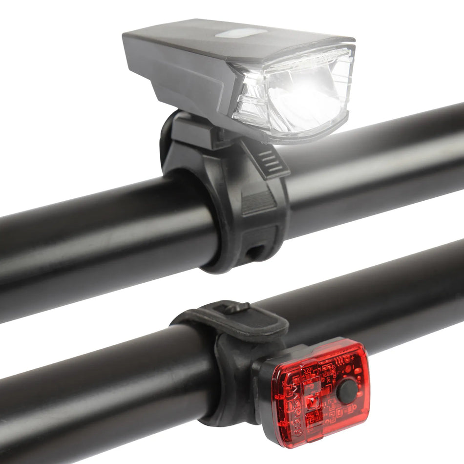 LED Akku Fahrradbeleuchtung hinten + vorne mit ladekabel