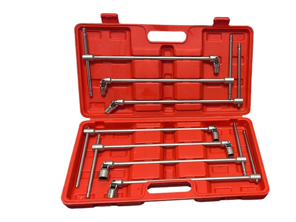 Zündkerzenschlüssel T-Griff Gelenkschlüssel Satz 8-19 mm 7 tlg.