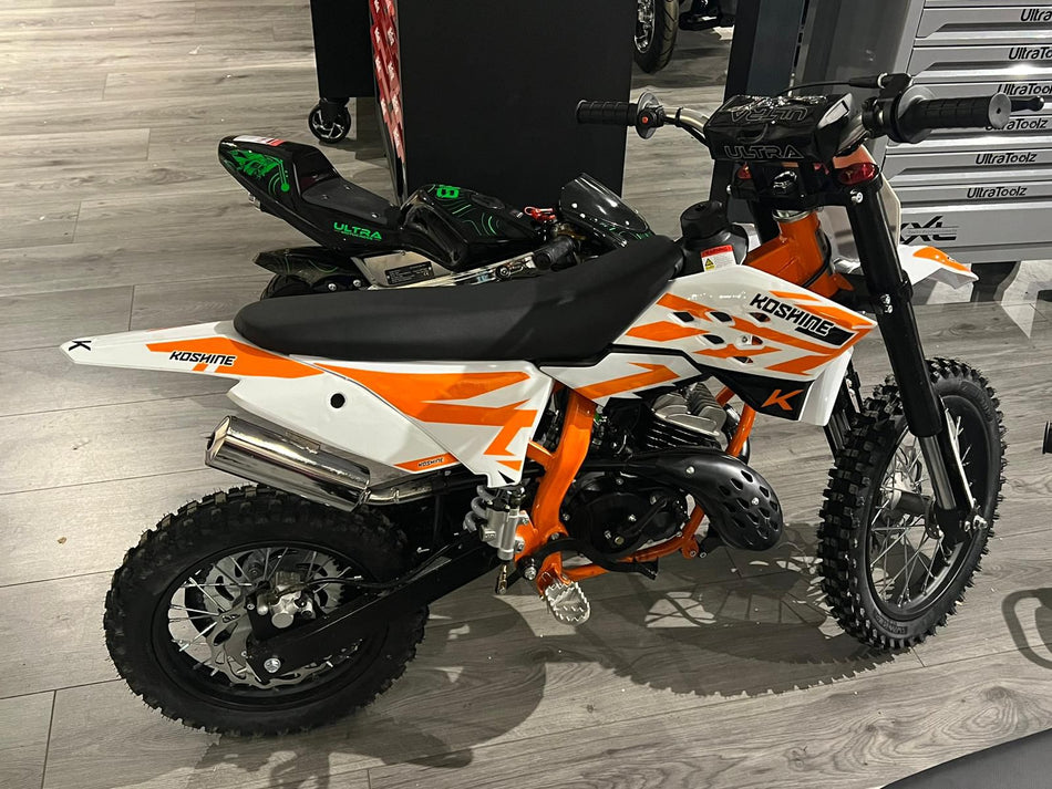 50cc 4-Takt Benzin Motocross Pitbike Dirtbike Kindercross 60 km/h - 10"/ 12"