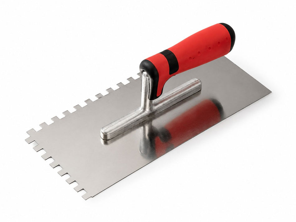 Glättekelle Zahnkelle 280 x 130 mm 8x8 mm  0,7mm