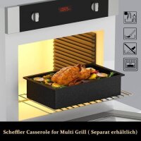 Scheffler Antihaftbeschichtete Auflaufform Backform für Multigrill 335c235mm