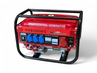 WalterStahl 4-Takt Benzin PR8500WE Stromerzeuger Generator Stromgenerator mit E-Start