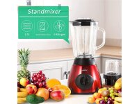 Standmixer Smoothie Frucht Maker Cocktail Mixer Blender Glas 1,5l