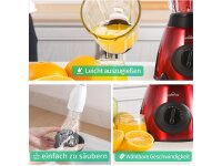 Standmixer Smoothie Frucht Maker Cocktail Mixer Blender Glas 1,5l