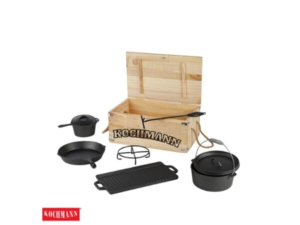 Pfannen-Schmortopf-Set Dutch Oven Set 7-teilig