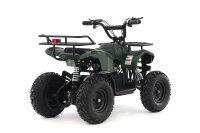 UltraMotors 1000W - 48V Kinder E-Quad 6-25 km/h Military-green