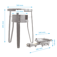 KOCHMANN® K09 Tenniskocher 9.5kW mit...