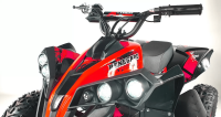 UltraMotors E- Kinderquad Mini ATV Pocketbike Pocketquad 1000W 48V - 8-28km/h - Rot