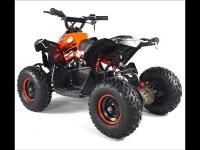 UltraMotors E- Kinderquad Mini ATV Pocketbike Pocketquad 1000W 48V - 8-28km/h - Orange