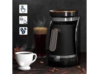 Türkischer Kaffeekocher El.500W Mokka Maschine Edelstahl 400 ml