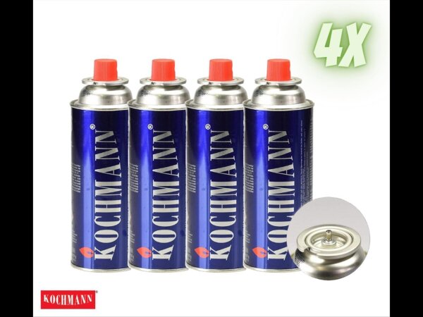 4x Gaskartuschen